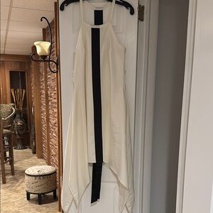 Brand New H-4 Elegant Black and White Dress